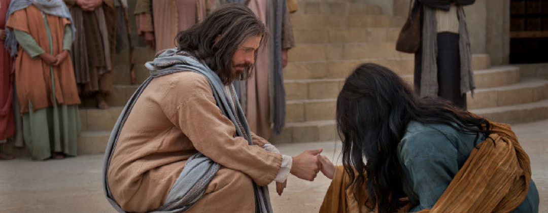 jesus with woman